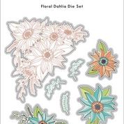 Ensemble de matrices de découpe Dahlia floral