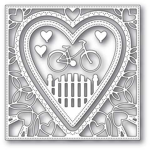 Neighborhood Heart Frame Craft Die