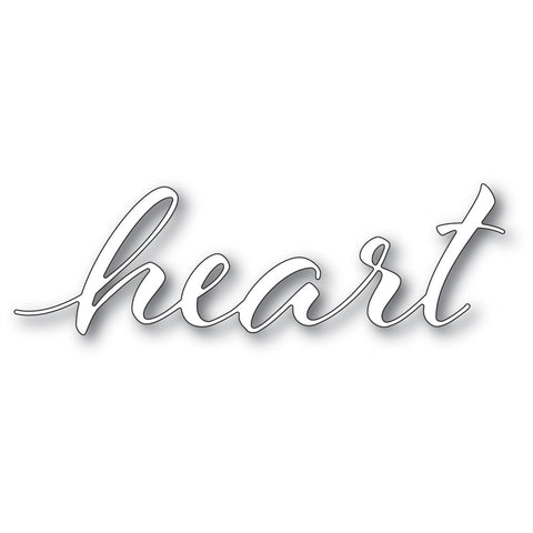 Matrice de découpe Heart Airy Script Craft