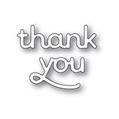 Thank You Streamlined Script craft die 