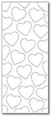 Slim Pinpoint Heart Plate