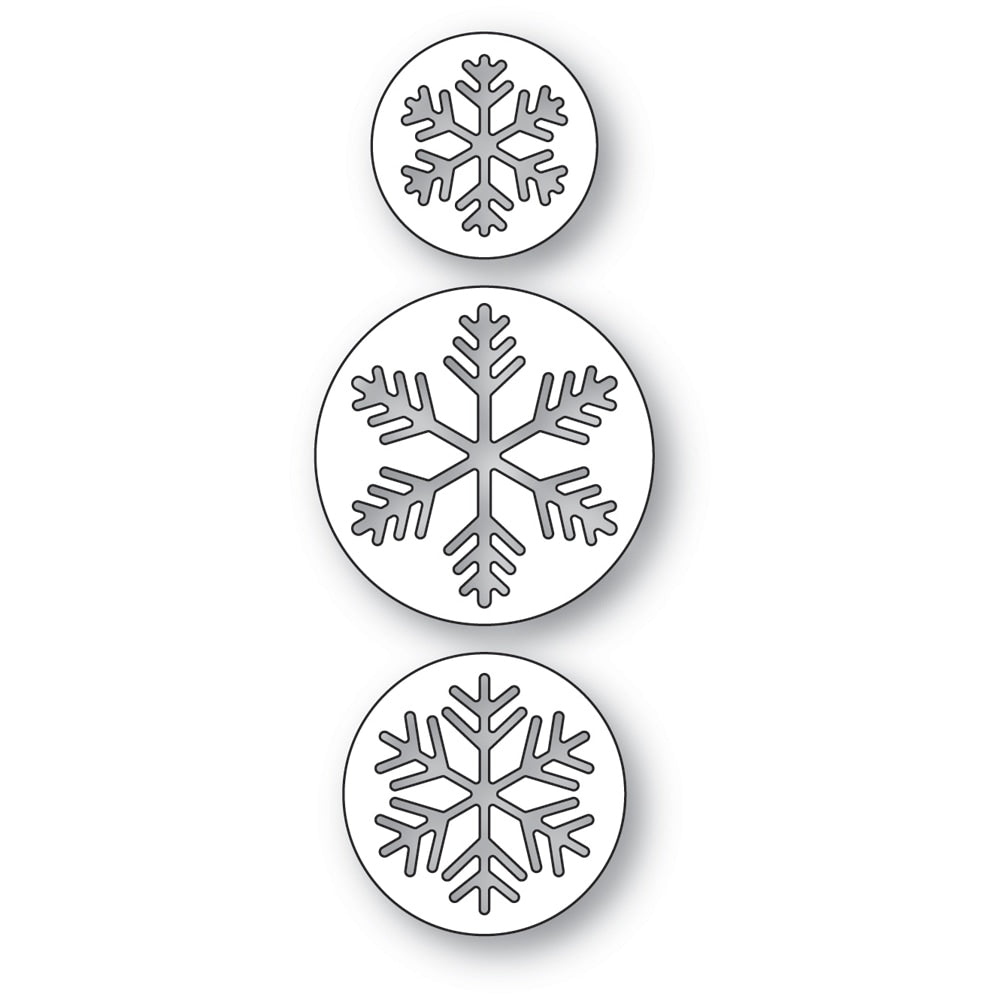 Feathery Snowflake Discs