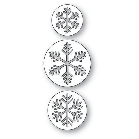 Feathery Snowflake Discs