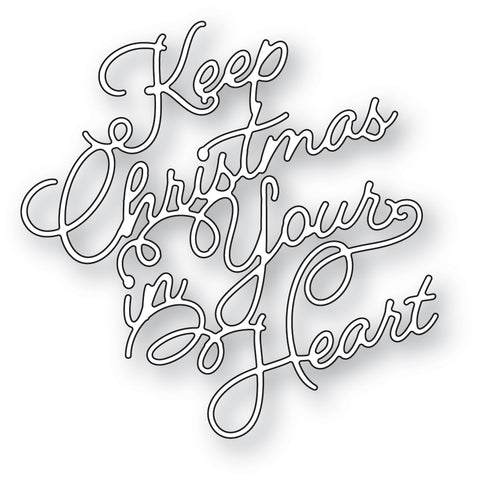 Keep Christmas Curled Script