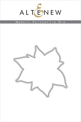 Ensemble de matrices de poinsettia moderne