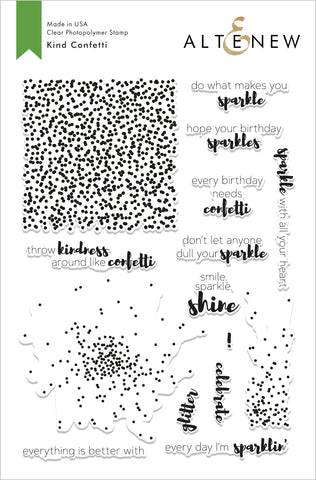 Kind Confetti Stamp Set