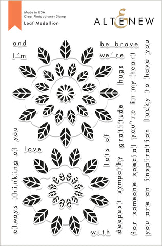 Leaf Medallion Stamp Set