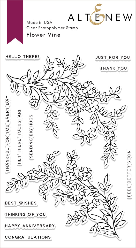 Flower Vine Stamp Set