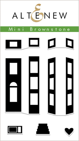 Mini Brownstone Stamp Set - RETIRING