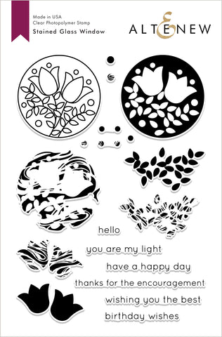 Stained Glass Window Stamp Set - RETIRING