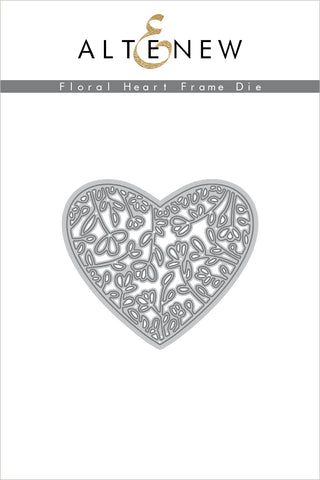 Floral Heart Frame Die