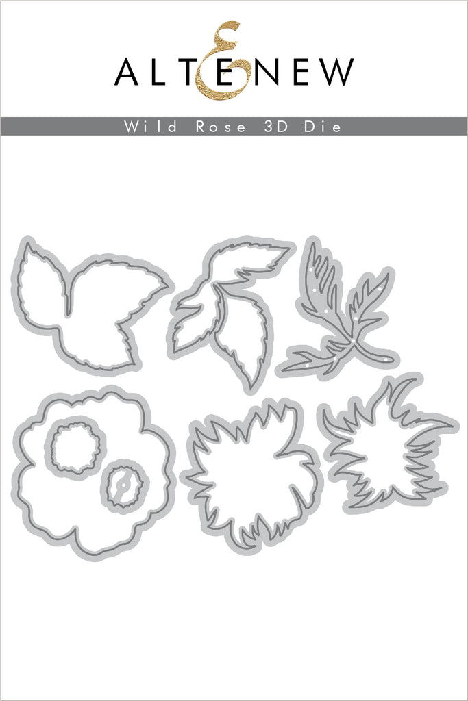 Wild Rose 3D Die Set