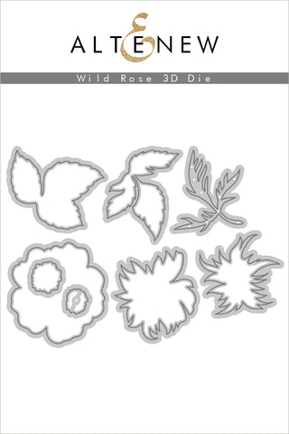 Ensemble de matrices 3D Wild Rose