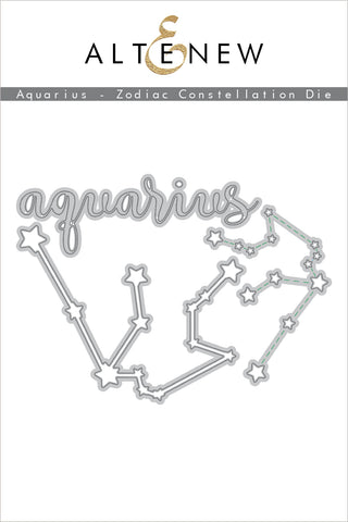 Aquarius Zodiac Constellation Die Set - RETIRING