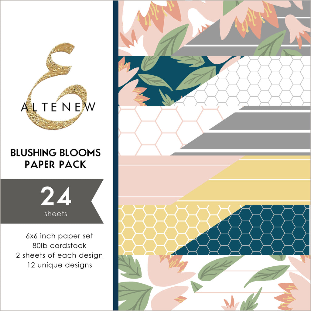Pack de papier Blushing Blooms 6x6