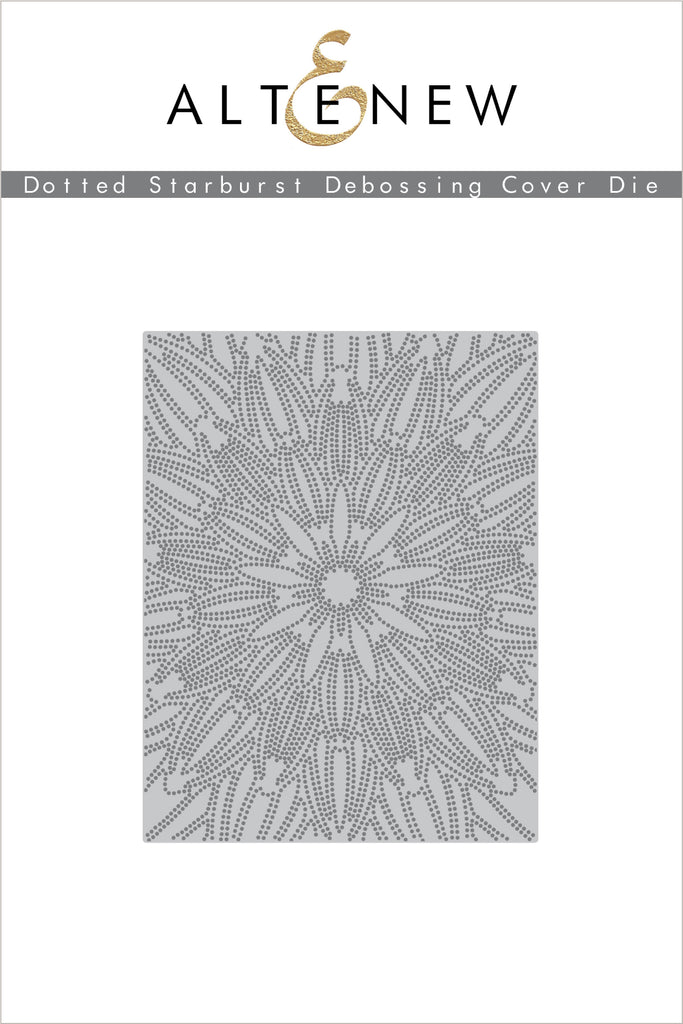 Dotted Starburst Debossing Cover Die