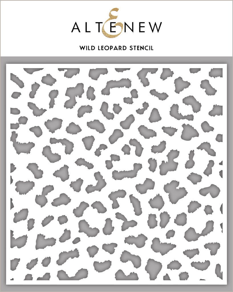 Wild Leopard Stencil