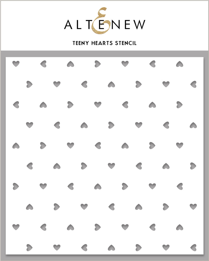 Teeny Hearts Stencil