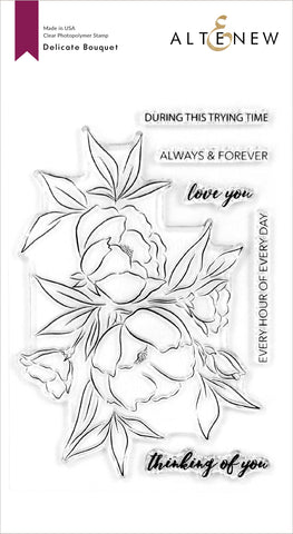 Delicate Bouquet Stamp Set - RETIRING