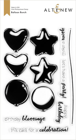 Balloon Bunch Stamp Set