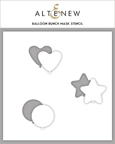 Balloon Bunch Mask Stencil