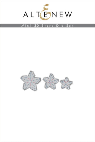 Ensemble de mini matrices d'étoiles 3D
