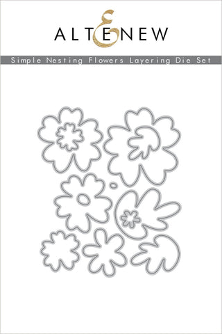 Simple Nesting Flowers Layering Die Set - RETIRING