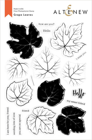 Grape Leaves Stamp Set - RETIRING