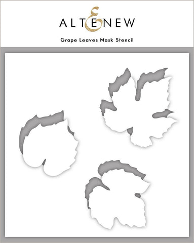 Grape Leaves Mask Stencil - RETIRING