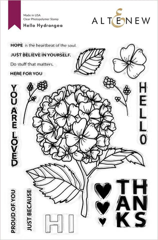 Hello Hydrangea Stamp Set - RETIRING