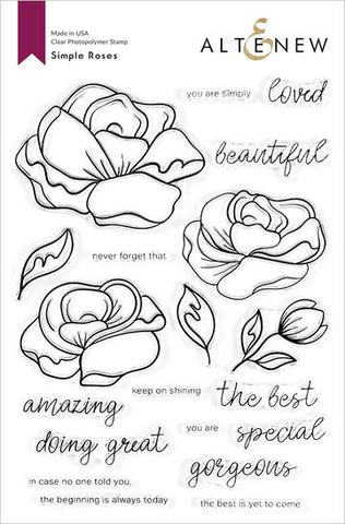 Simple Roses Stamp Set - RETIRING