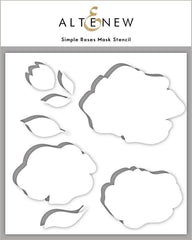 Simple Roses Mask Stencil - RETIRING