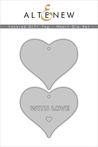 Layered Gift Tag - Heart Die Set - RETIRING