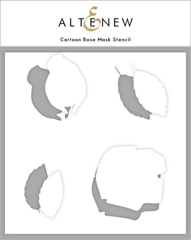 Cartoon Rose Mask Stencil - RETIRING