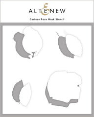 Cartoon Rose Mask Stencil - RETIRING