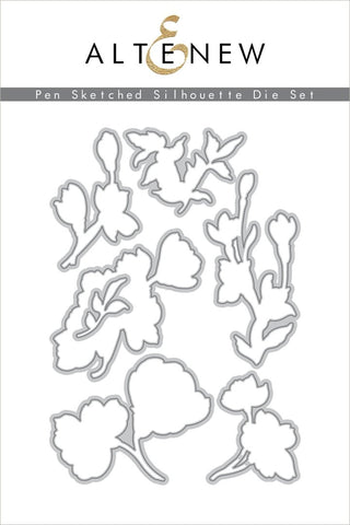 Pen Sketched Silhouette Die Set