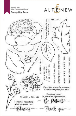 Tranquility Rose Stamp Set