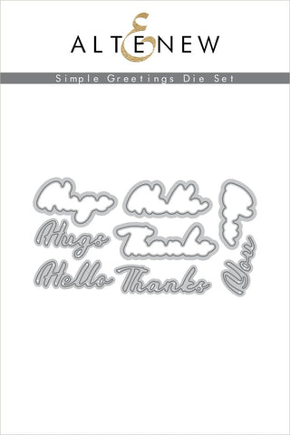 Simple Greetings Die Set