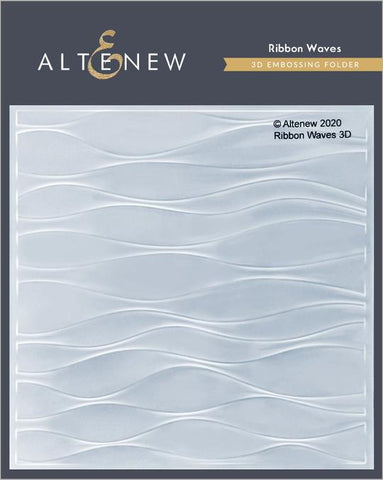 Ribbon Waves 3D Embossing Folder