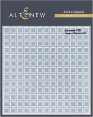 Rows of Squares 3D Embossing Folder