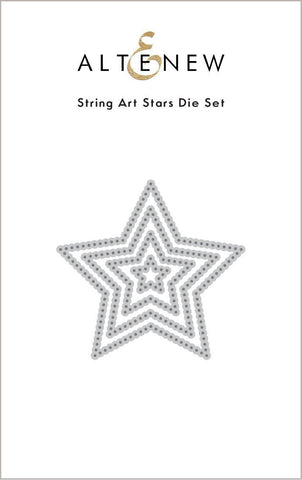 Ensemble de matrices d'étoiles String Art