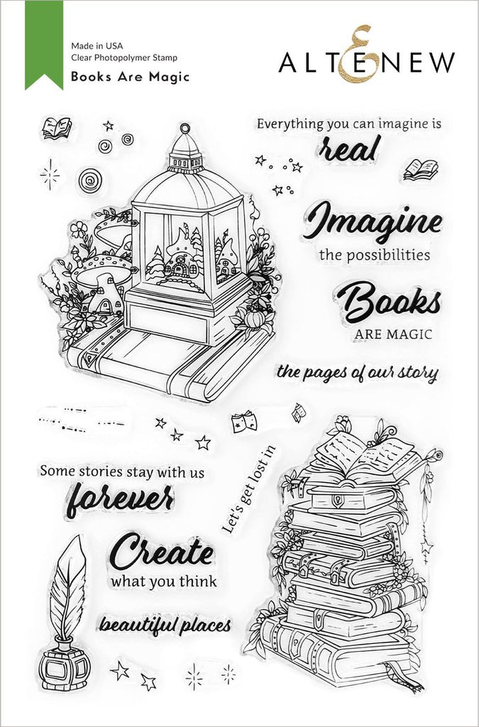 Les livres sont un ensemble de tampons magiques