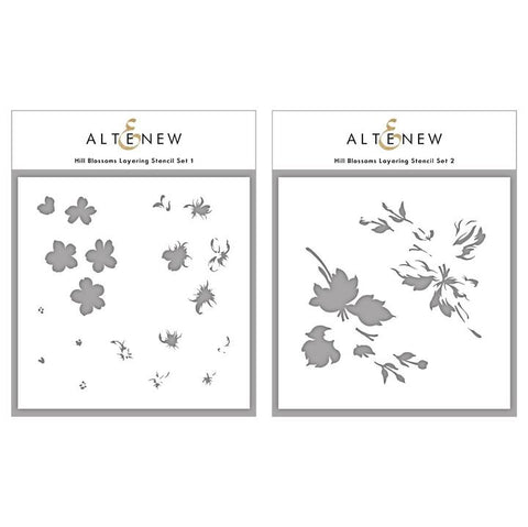Hill Blossoms Layering Stencil Set (2 in 1)
