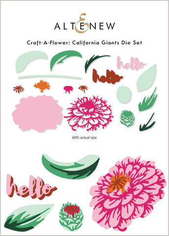 Craft-A-Flower : Ensemble de matrices de superposition des Giants de Californie