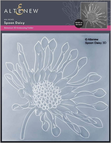 Spoon Daisy 3D Embossing Folder