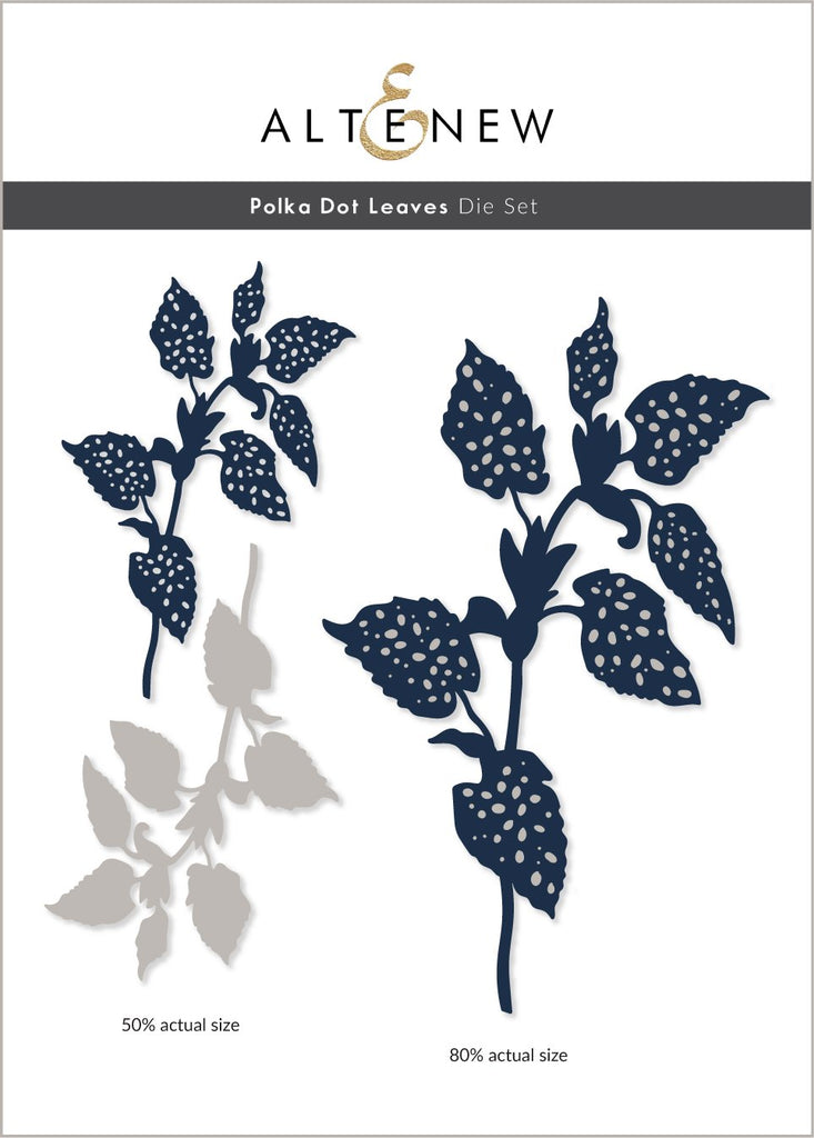 Polka Dot Leaves Die Set