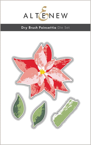 Dry Brush Poinsettia Die Set