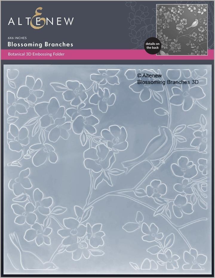 Blossoming Branches 3D Embossing Folder