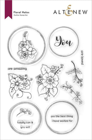 Floral Halos Stamp Set