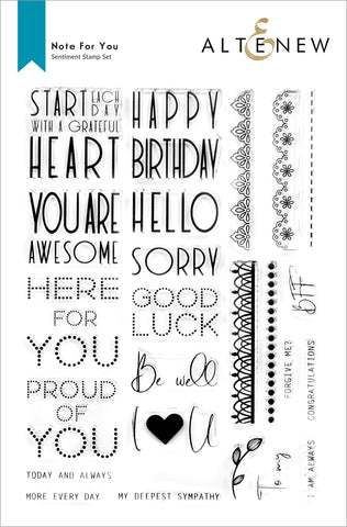 Note For You Stamp Set